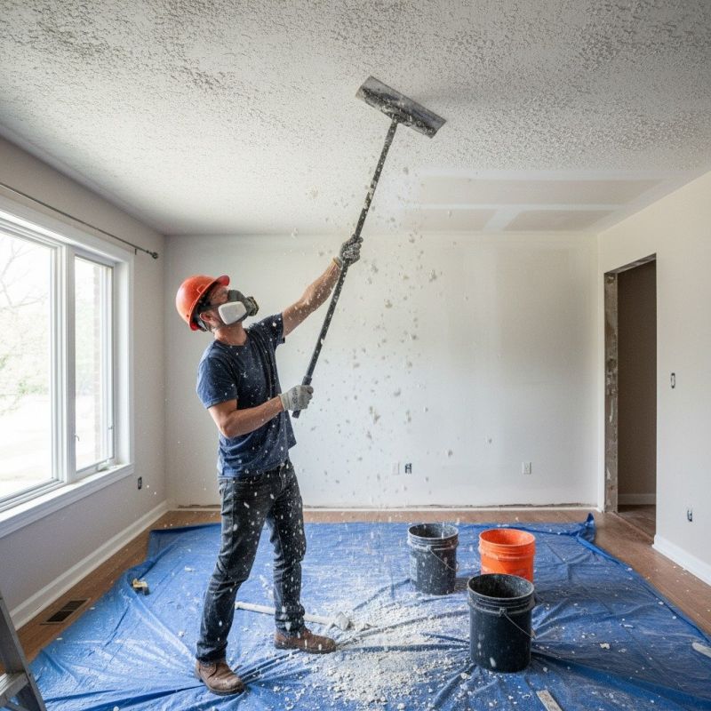 Popcorn Ceiling Repair detail